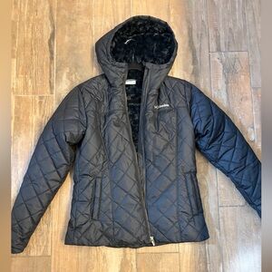 Columbia Black Quilted Puffer Jacket